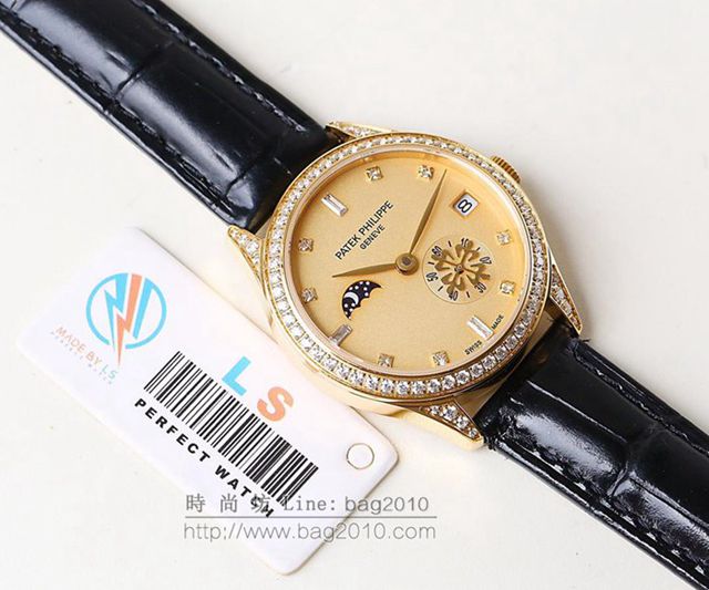 PATEK PHILIPPE手錶 2019最新款情侶對表 百達翡麗月相系列 百達翡麗高端情侶腕表  hds1421
